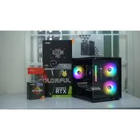 PC GAMING LIVESTREAMING AMD RYZEN 5 5500 | RTX 3050 6GB GDDR6 | 16GB DDR4 RAM | 512GB NVME SSD | 550W 80+ | Bundling PC