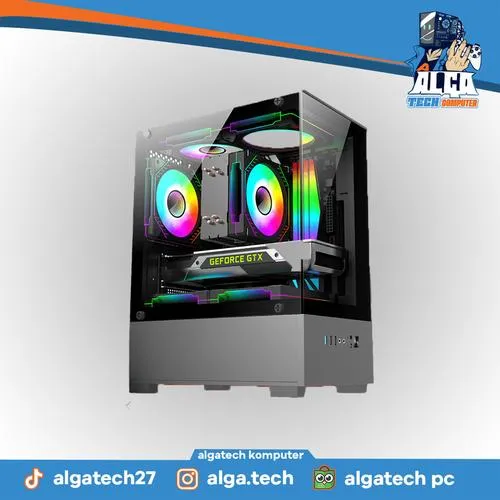 Infinity NOIR Tempered Glass M-ATX Black Casing