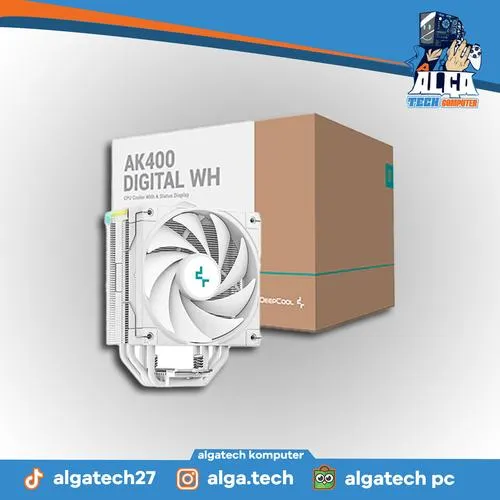 DeepCool AK400 Digital Cpu Cooler White - Cooler