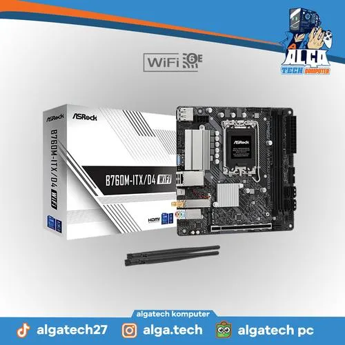 Motherboard ASROCK B760M ITX D4 WiFi LGA 1700 Motherboard Intel