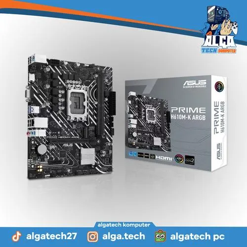 Motherboard ASUS PRIME H610M-K ARGB Intel LGA 1700 DDR5