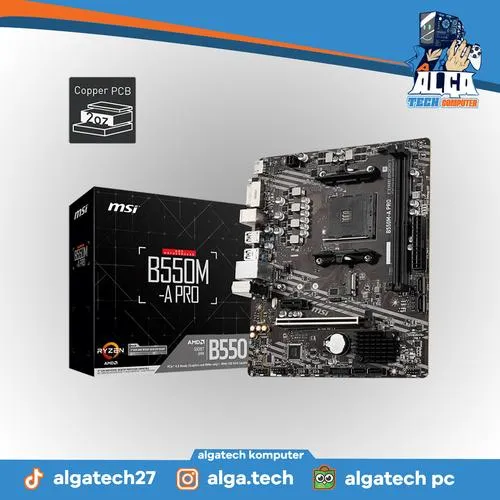 MSI B550M-A PRO DDR4 AMD AM4 - Motherboard AMD