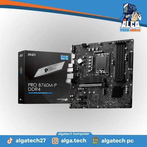 Motherboard MSI PRO B760M-P DDR4 LGA1700 - Motherboard Intel