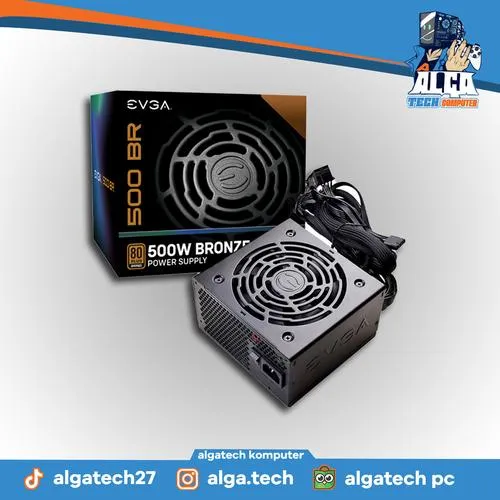 Evga 500BR 500W 80 Bronze - Power Supply