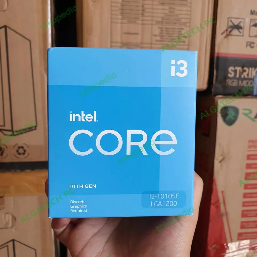 Processor INTEL CORE i3 10105F LGA 1200 4 CORE 8 THREAD COMET LAKE