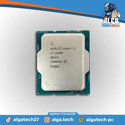 ProcessorINTEL CORE i3 12100F TRAY LGA 1700