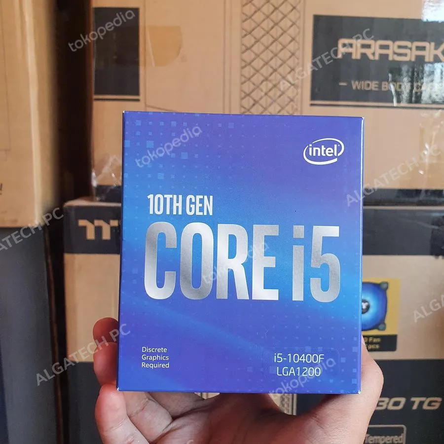 Processor INTEL CORE i5 10400F 4.3Ghz 6 CORE 12 THREAD LGA 1200 BOX GRS RESMI