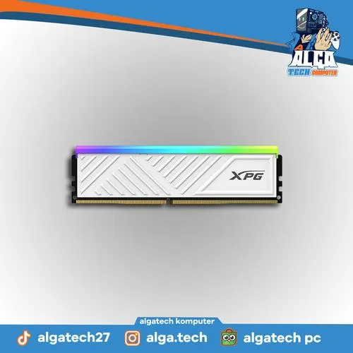 Ram ADATA XPG SPECTRIX D35G DDR4 3200MHz RGB RAM Putih 16GB