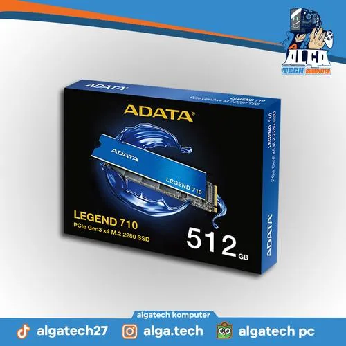 Storage Adata Legend 710 512GB M.2 NVMe PCIe Gen3x4 SSD