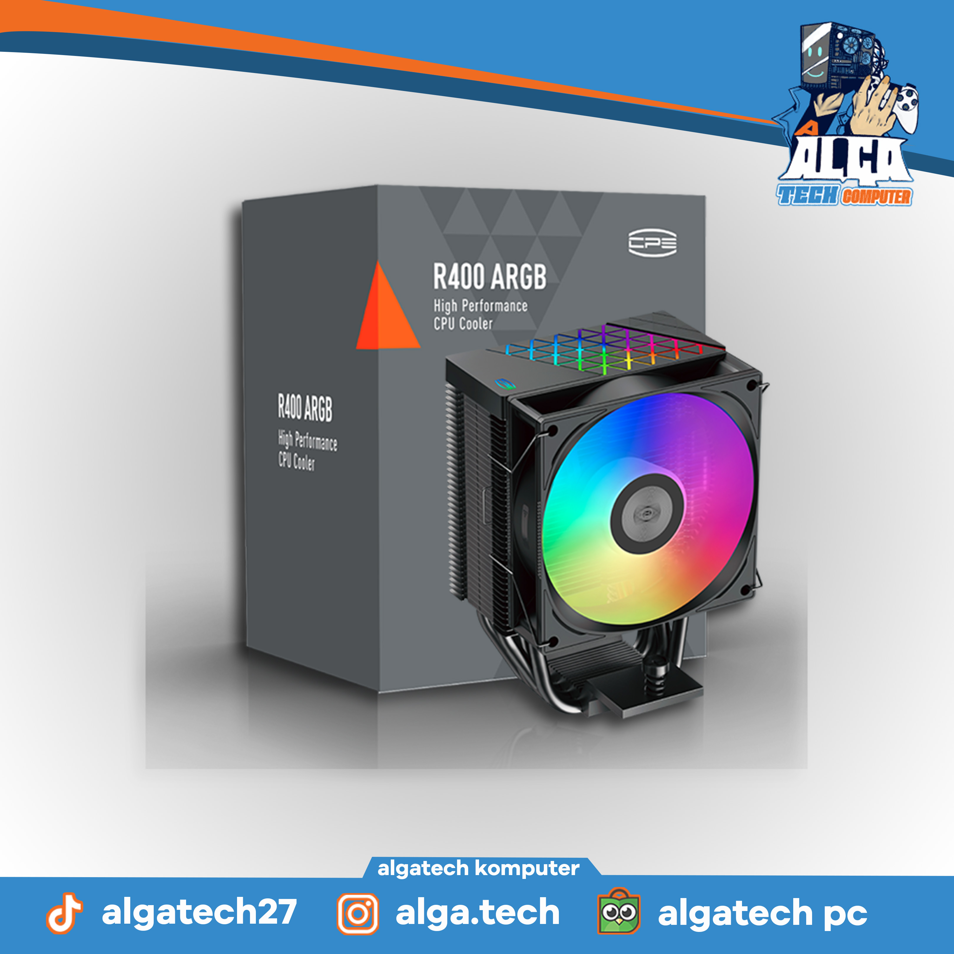 PCcooler R400 ARGB Black